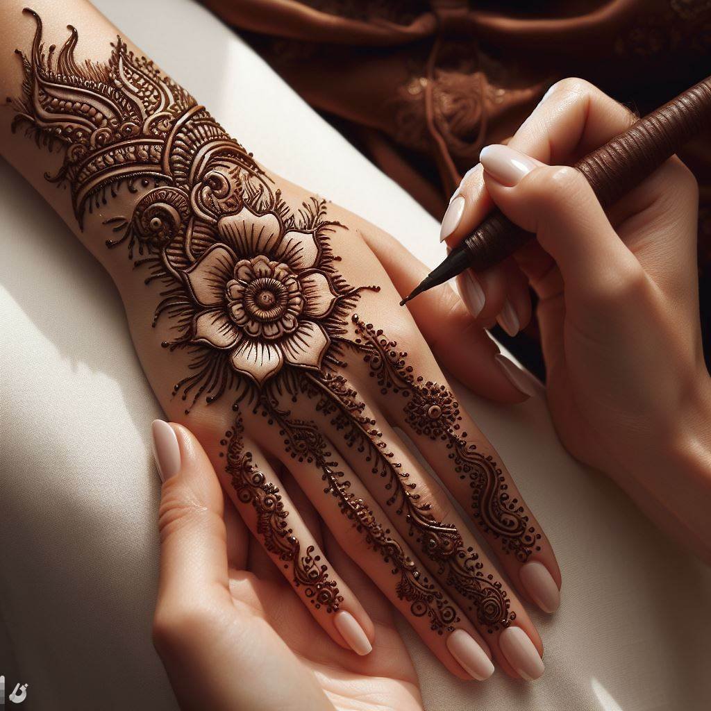 simple mehndi design